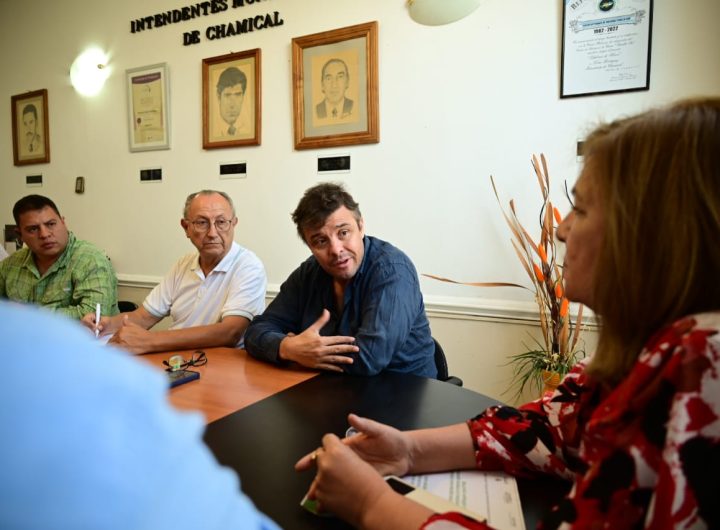 Ernesto Pérez, visitó el departamento Chamical