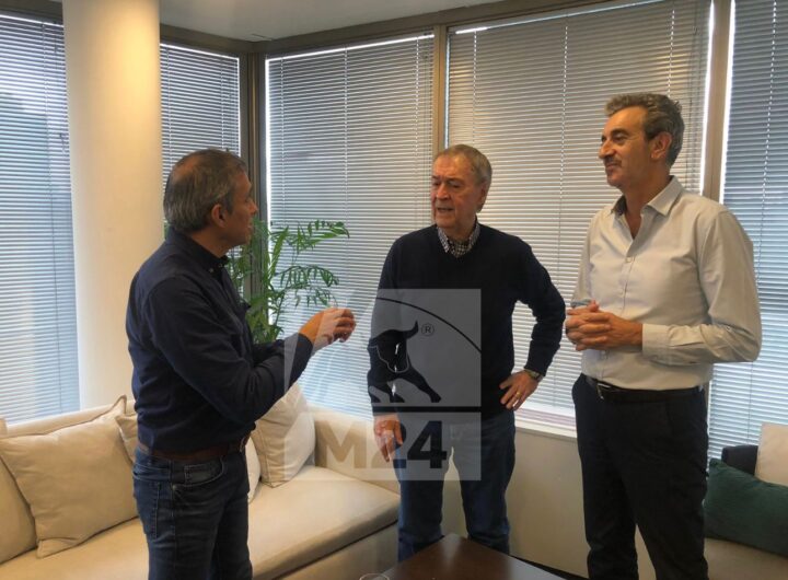 Paredes Urquiza en Buenos Aires con Squiaretti y Randazzo
