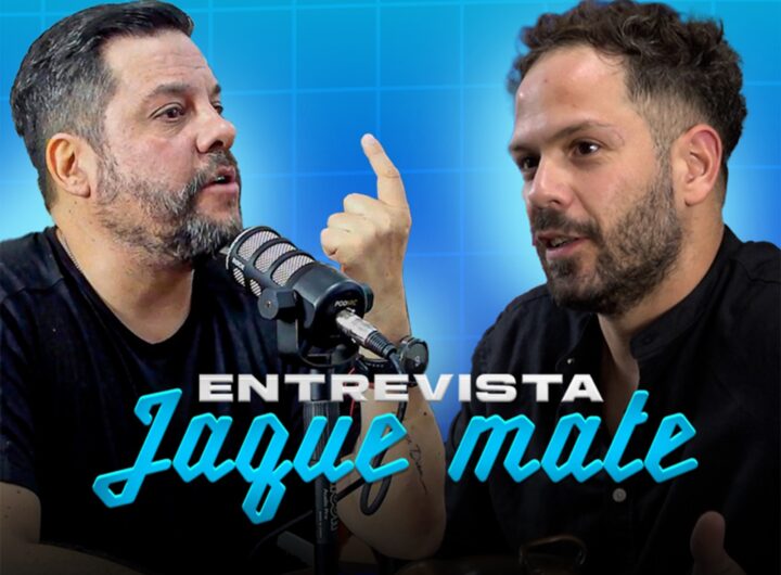 El concejal Gonzalo Becerra conversando con Pablo Laboranti.