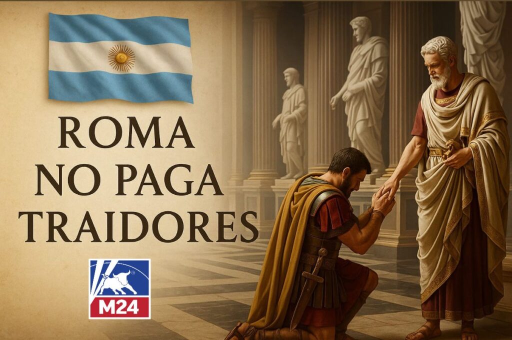 Milei Roma no paga traidores