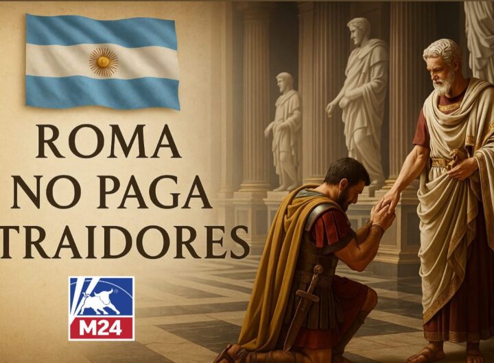 Milei Roma no paga traidores