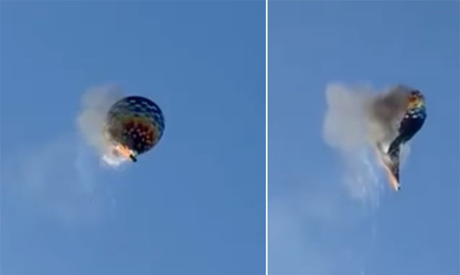 Globo aerostático en Brasil