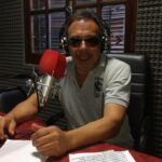 Jorge Ovelar en los estudios de Radio 24, La Rioja