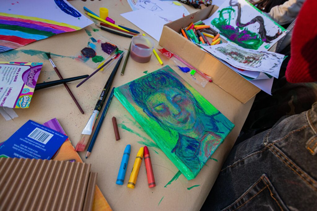 intervención creativa del Sindicato de Artistas